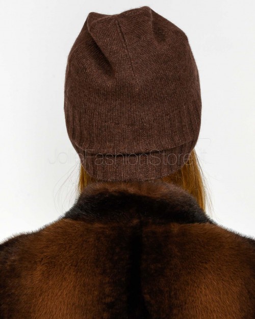Not Shy Cappello in Cashmere Coffee Modello Ines  INES COFFEE