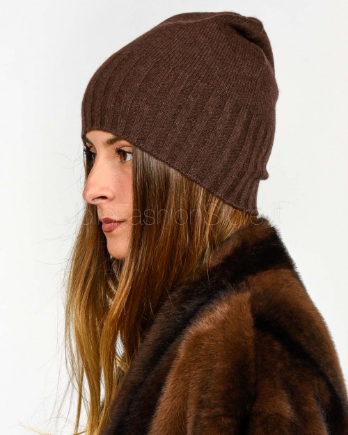 Not Shy Cappello in Cashmere Coffee Modello Ines  INES COFFEE