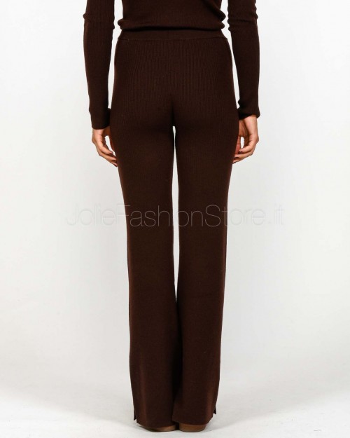 Not Shy Pantalone in Maglia Cacao  4307039