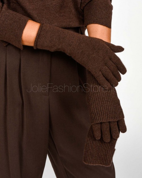 Not Shy Guanti in Cashmere Coffee Modello River