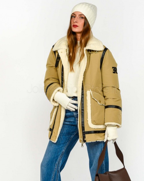 Ermanno Parka In Piumino Nocciola