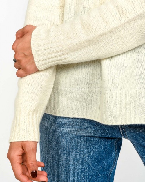Solo Tre Maglione Lana/Cashmere Bianco  M3F0021 FU 03S PANNA
