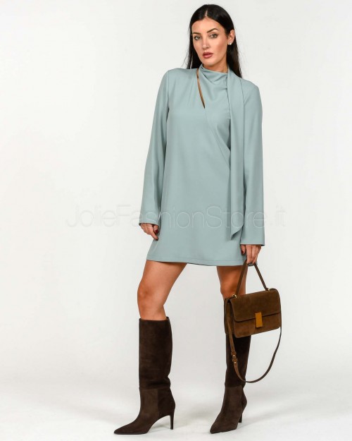 Patrizia Pepe ABITO/DRESS Silver Green