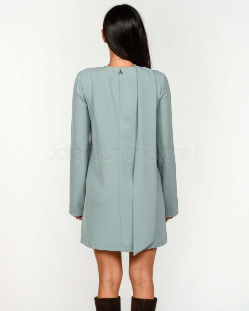 Patrizia Pepe Abito Con Sciarpa Silver Green  2A2967 A454 G618