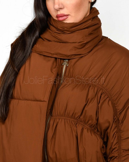 Patrizia Pepe Piumino Bomber Earth Brown  8O0180 A609 B834