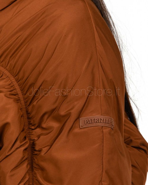 Patrizia Pepe Piumino Bomber Earth Brown  8O0180 A609 B834