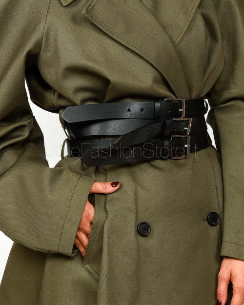 Meimeij Trench Doppiopetto Con Cinture Mility  M5FK02 866