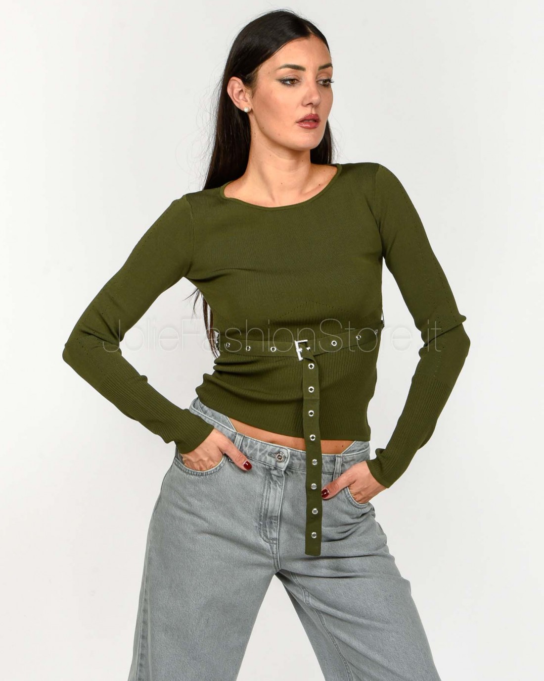 Patrizia Pepe MAGLIA/KNIT Ivy Green