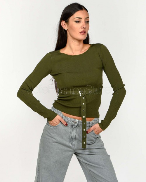 Patrizia Pepe MAGLIA/KNIT Ivy Green