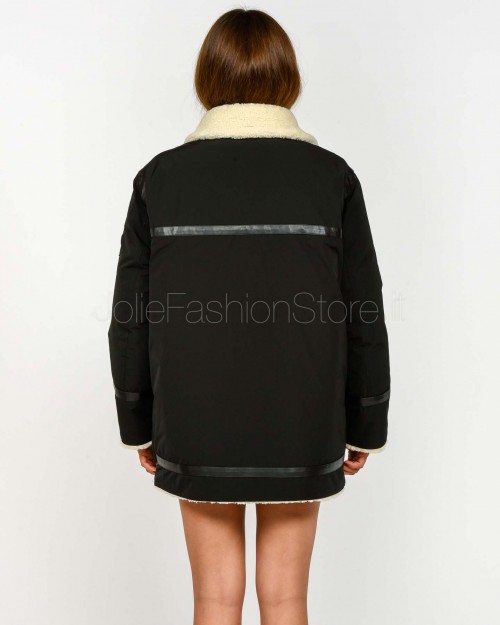 Ermanno Black Down Parka  D47EA001EM0-EM0 MF099