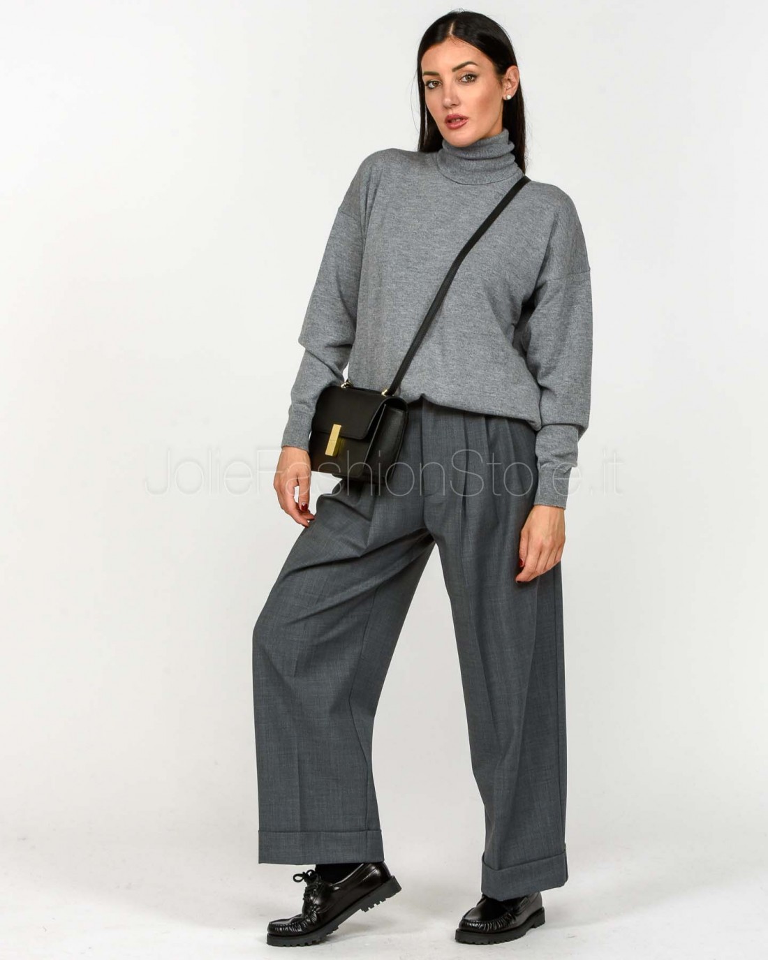 Meimeij Pantalone Gray Quill