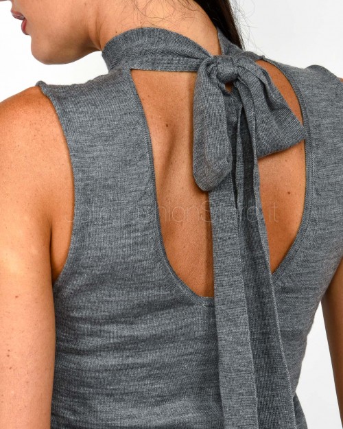 Solo Tre Top Lupetto Lana/Seta Grigio  M3F0090 FU 95S ANTRACITE