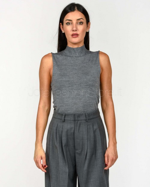 Solo Tre Top Lupetto Lana/Seta Grigio  M3F0090 FU 95S ANTRACITE