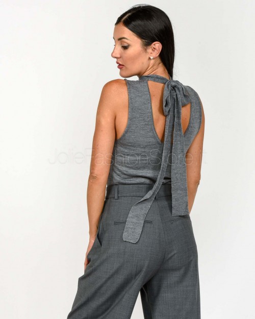 Solo Tre Top Lupetto Lana/Seta Grigio  M3F0090 FU 95S ANTRACITE
