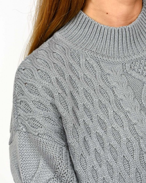 Patrizia Pepe Abito Misto Lana Mistery Gray  2K0334 K217 S733