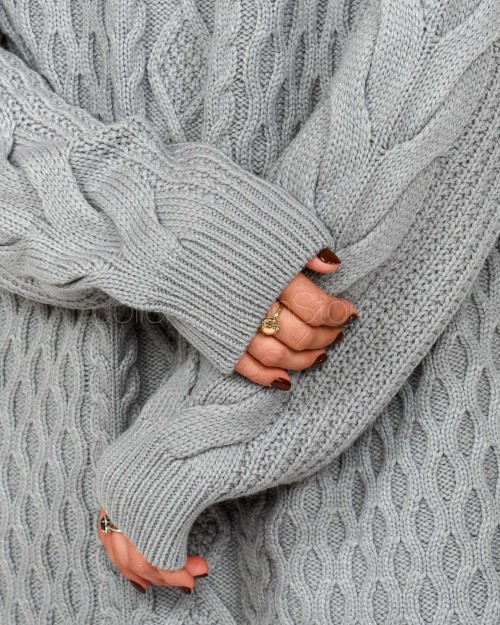 Patrizia Pepe Abito Misto Lana Mistery Gray  2K0334 K217 S733