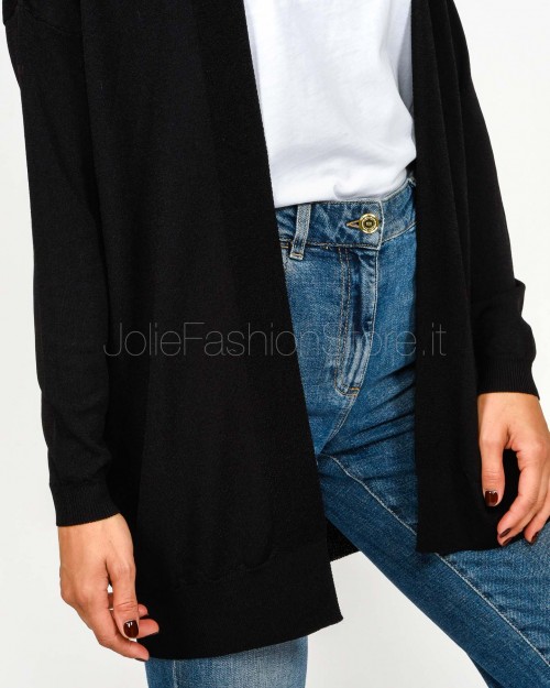 Solo Tre Cardigan Nero  M3D0071 A 99