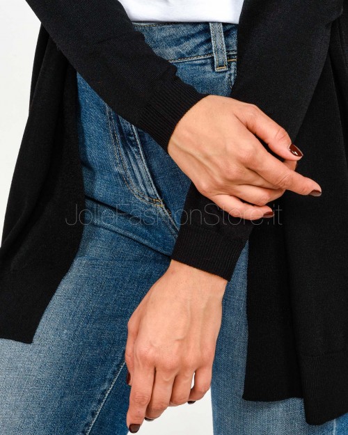 Solo Tre Cardigan Nero  M3D0071 A 99