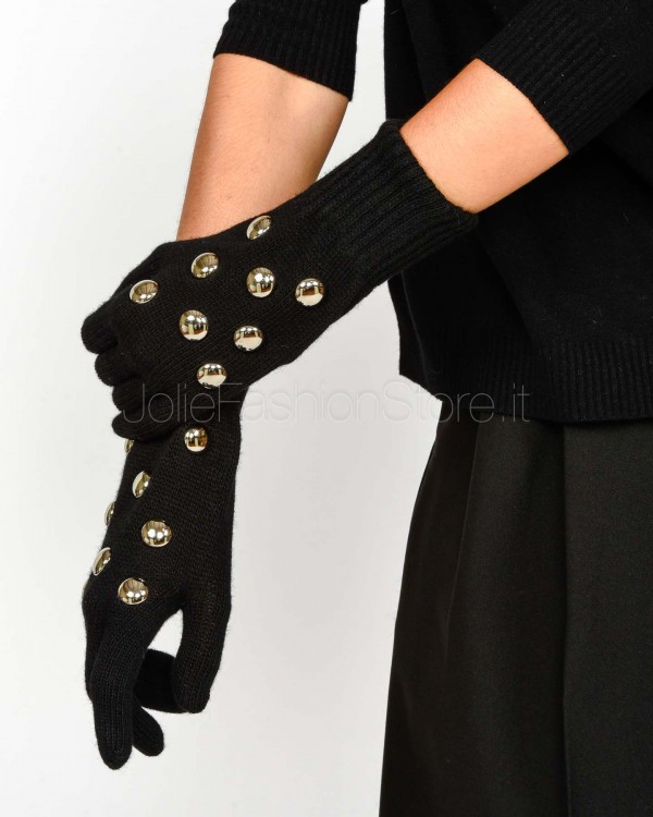 Ermanno Guanti Con Applicazioni Nero  D47EW010E88-E88 MF099