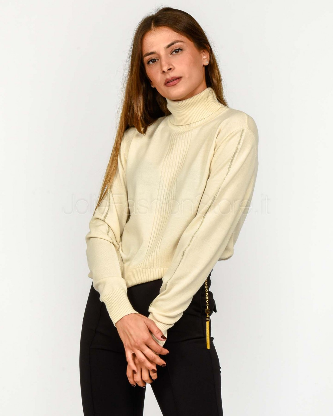 Patrizia Pepe MAGLIA/KNIT Wooly White