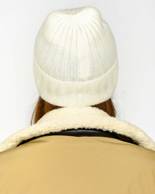 Not Shy Cappello in Cashmere Bianco Modello Dora  DORA ECRU