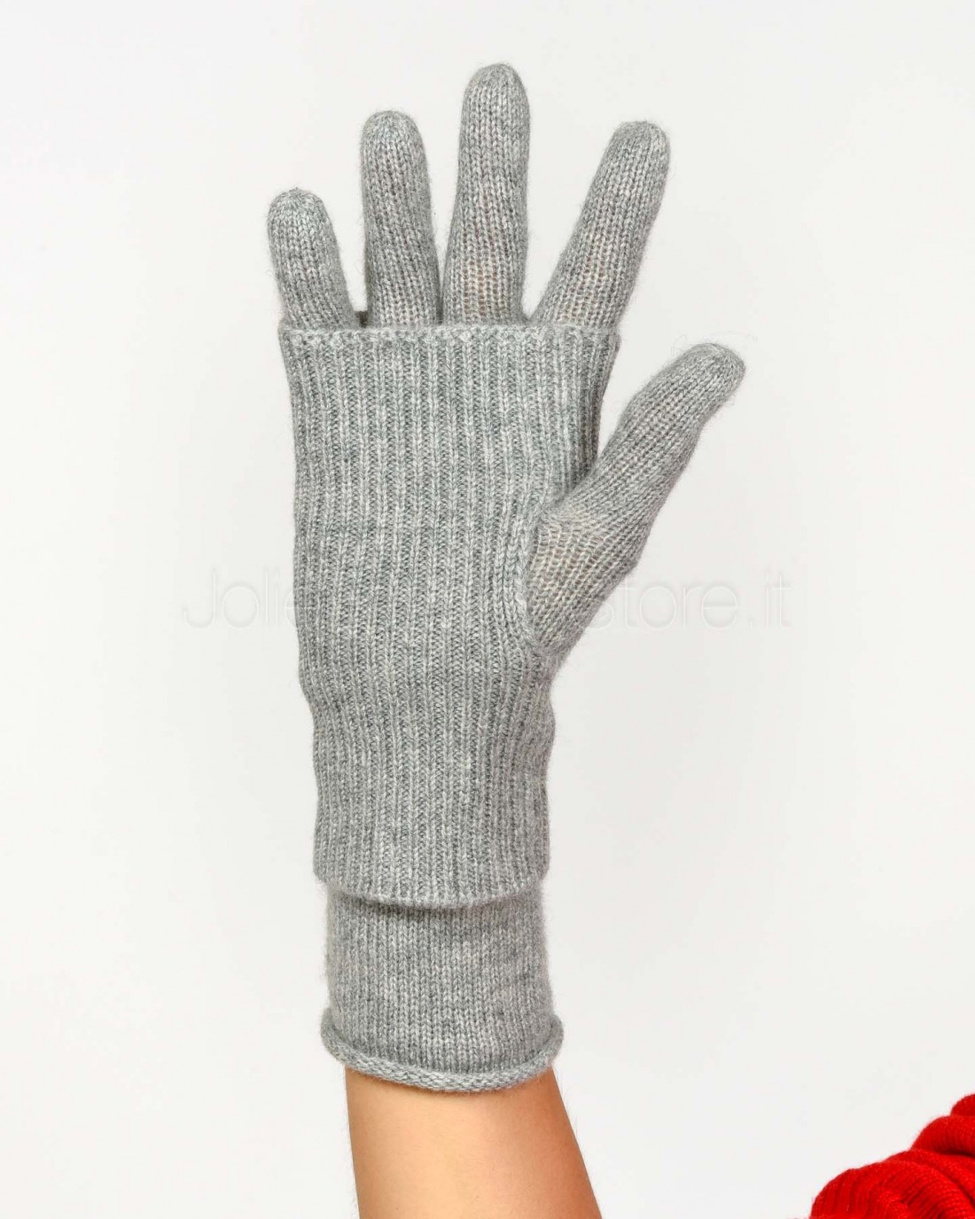Not Shy Guanti in Cashmere Grigio Modello River  RIVER GRIS CHINE