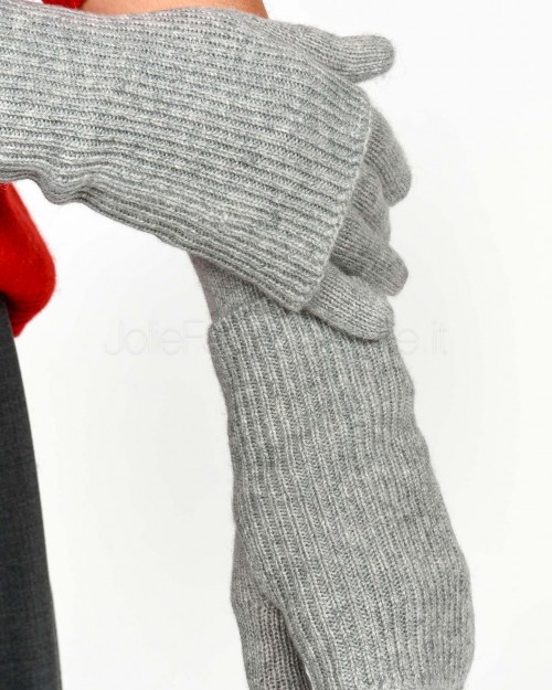 Not Shy Guanti in Cashmere Grigio Modello River  RIVER GRIS CHINE