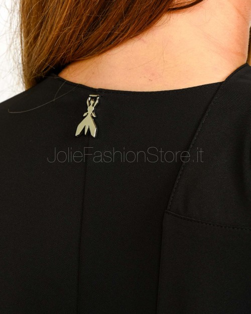 Patrizia Pepe Abito Con Sciarpa Nero  2A2967 A454 K103