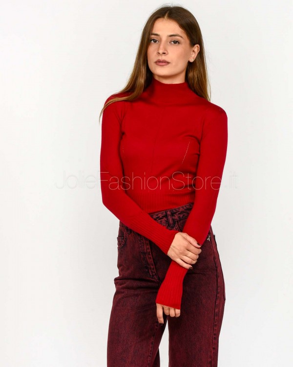 Patrizia Pepe MAGLIA/KNIT Extreme red  8K0333 KM36 R863