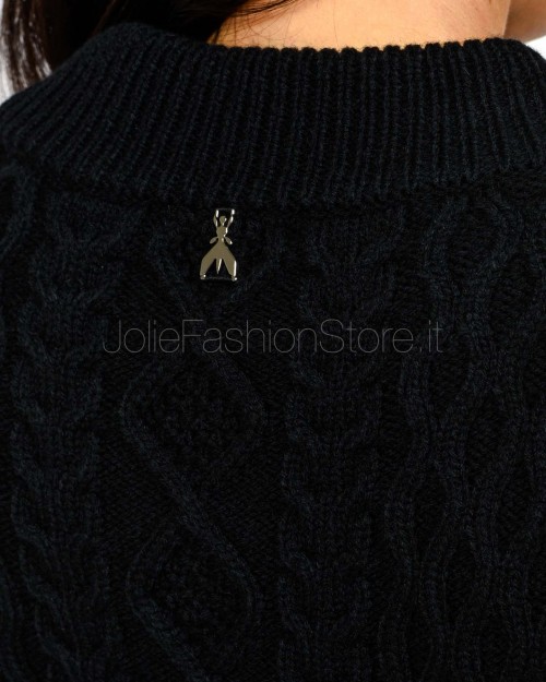 Patrizia Pepe Maglione Crop Nero  2K0333 K217 K103