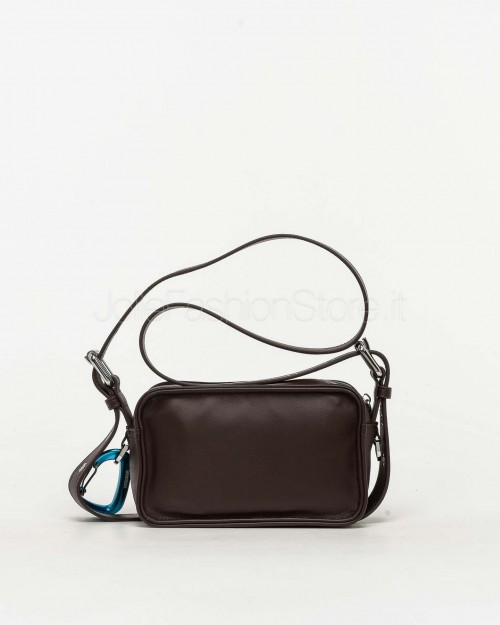 Patrizia Pepe Camera Case (IM)PERFECTION in Pelle Deep Chocolate  2B0153 L113 B856