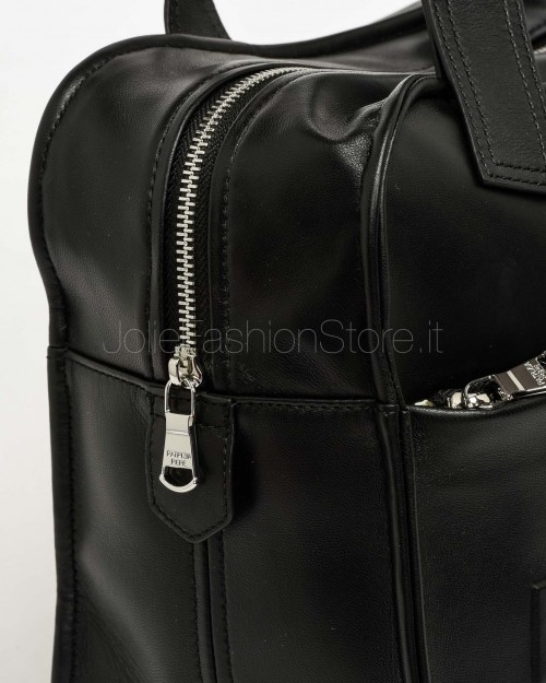 Borsa Shopping (IM)PERFECTION in Pelle Nero  2B0125 L113F K103
