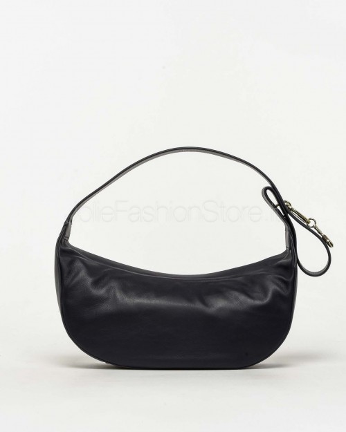 Patrizia Pepe Borsa New Moon Media in Pelle con Tracolla Evening Blue  8B0274 L164 CA67