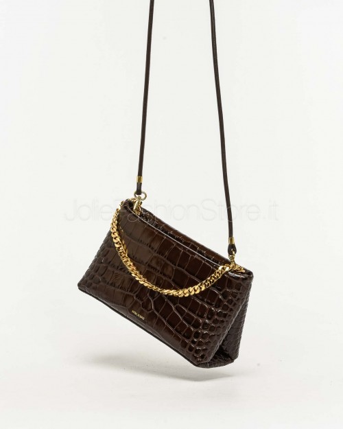 Mouliebre Borsa In Pelle Stampa Cocco Marrone Modello Carlottina  CARLOTTINACOCCO CHOCOLATE
