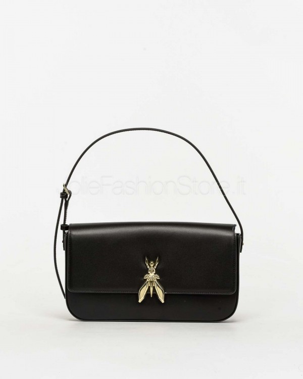 Patrizia Pepe Borsa a Tracolla in Pelle Nero  8B0268 L061