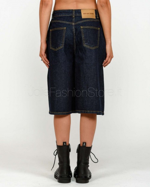 God Save Denim Bermuda in Jeans Modello Fresia-2  FRESIA-2