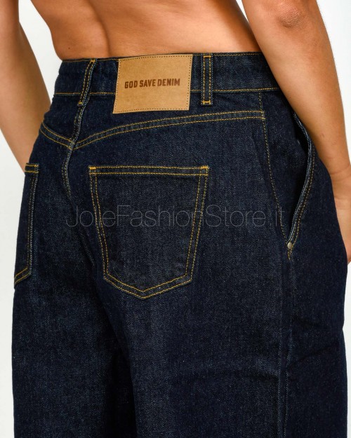 God Save Denim Bermuda in Jeans Modello Fresia-2  FRESIA-2