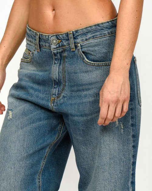 God Save Denim Jeans Boy Fit With Tears Model Diana-3  DIANA-3