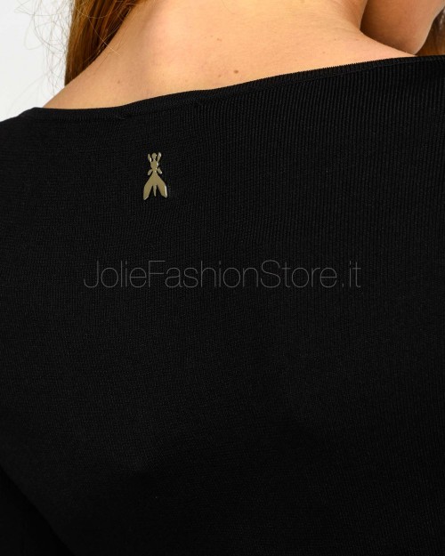 Patrizia Pepe Maglia Con Cinturino Nero  8K0309 K274 K103