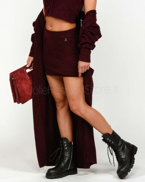 Patrizia Pepe GONNA/SKIRT Purple Red