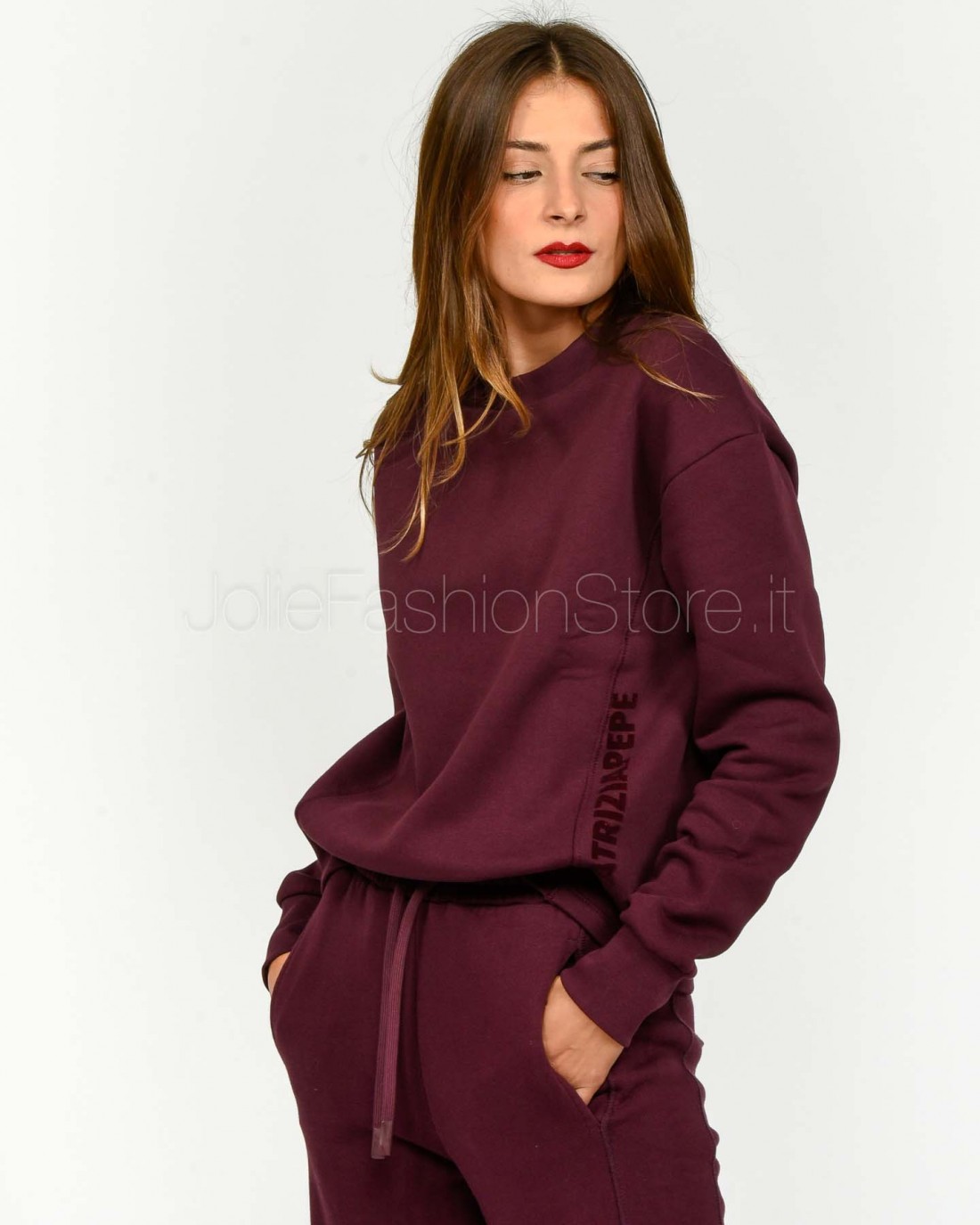Patrizia Pepe FELPA/SWEATSHIRT Purple...