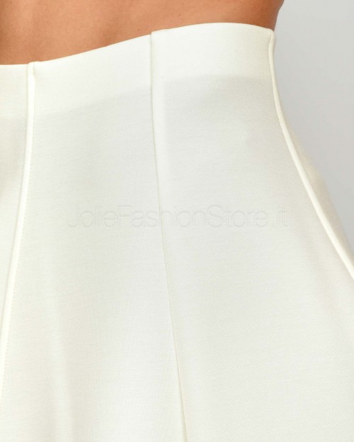Meimeij Gonna Midi Off White  M5ID04 791