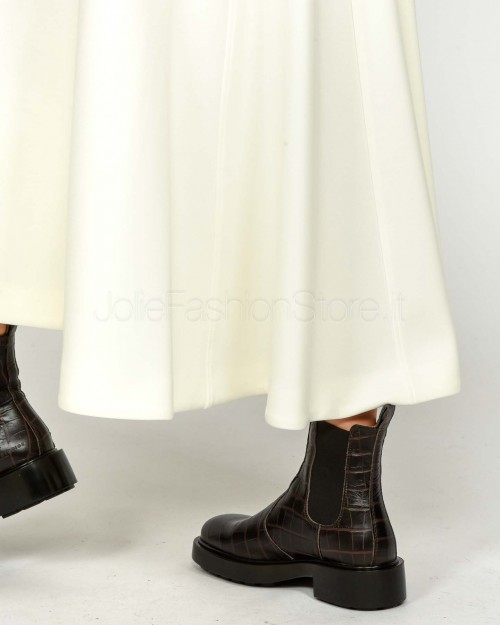 Meimeij Gonna Midi Off White  M5ID04 791