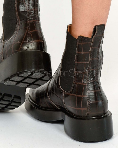 Copenhagen Stivaletto Stampa Croco Marrone  CPH444 BRO