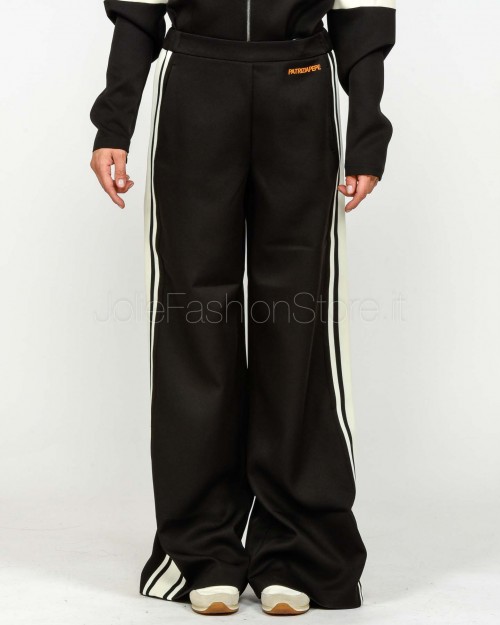 Patrizia Pepe Pantalone Jogger Racing Ampio Nero  2P1716 A664 K103