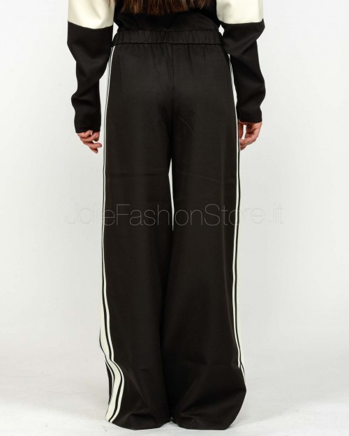Patrizia Pepe Pantalone Jogger Racing Ampio Nero  2P1716 A664 K103