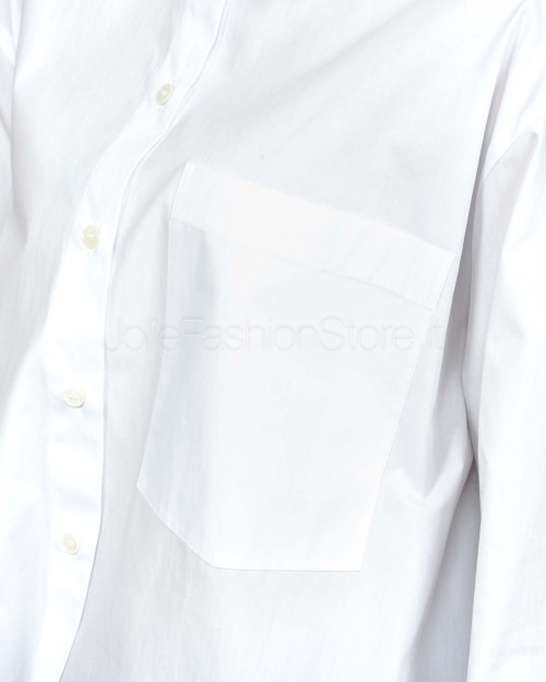 Patrizia Pepe Camicia Over Bianco Ottico  8C0796 A634 W103