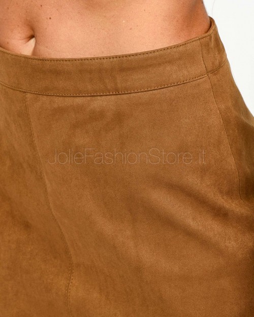 Grace & Mila Gonna in Suede Cammello  SURPRENANTE CAMEL