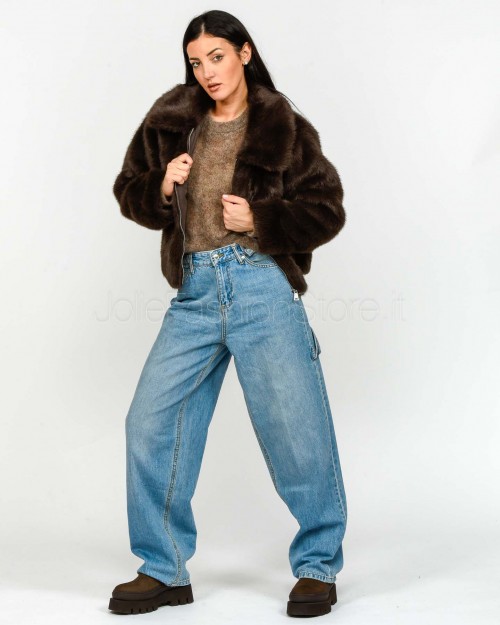 Grace & Mila Chocolate Faux Fur  SHONNA CHOCOLATE