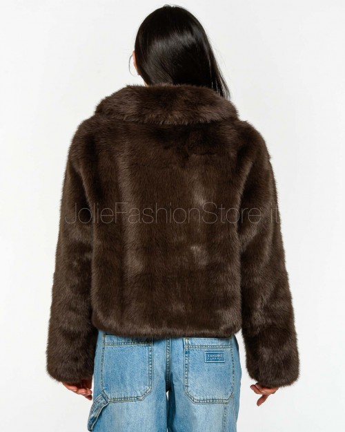 Grace & Mila Chocolate Faux Fur  SHONNA CHOCOLATE